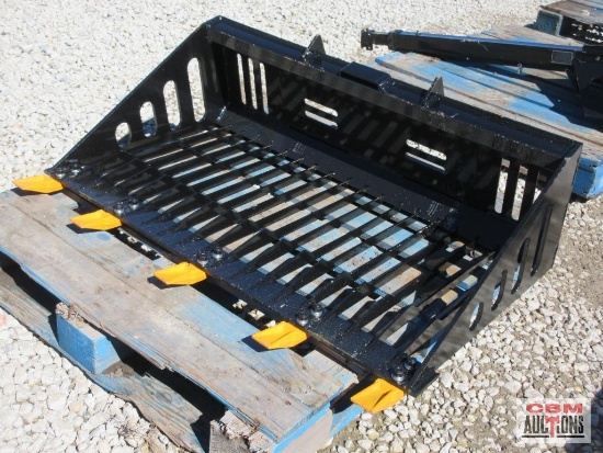 Future RB44 Mini Skid Steer 44" Rock Bucket With Teeth S# (N/A Wrong Model Tag) *1