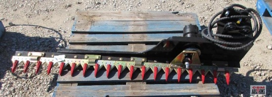 Future Mini Excavator Hydraulic Sickle Bar Mower S# 0760 *3
