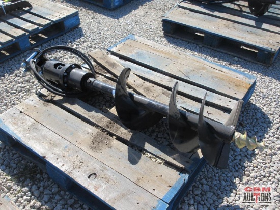 Future Mini Excavator Post Hole Auger With 12" Bit S# 0742 *2