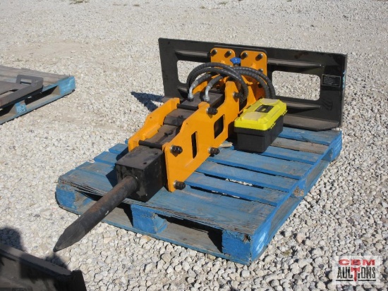 Future FT-P680 Hydraulic Concrete Breaker 680 680 Ft-Lb Class, Equipped W/Heavy-Duty Skid Steer