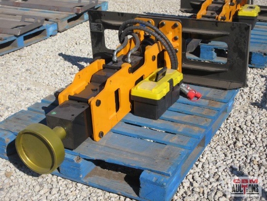 Future FT-D680 Hydraulic Post Driver 680 680 Ft-Lb Class, Equipped W/Heavy-Duty Skid Steer Mounting