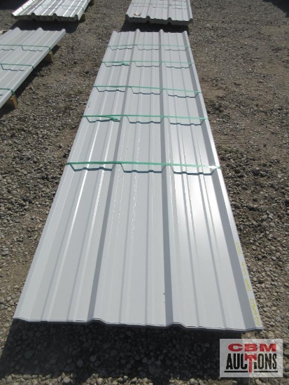 12' White 28 Ga Barn Metal R Panel 36" Coverage 50+/- Pcs *5