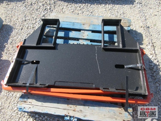 KC 42" Skid Steer Step Walkthrough Pallet Forks #294 *5