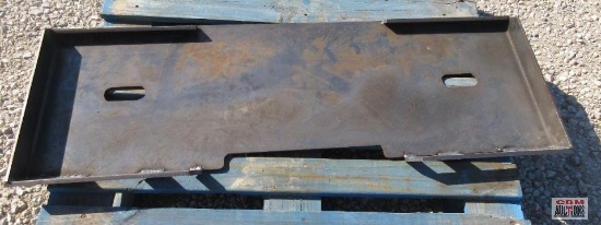 KC Skid Steer Weld On Closed Back Quick Attach Mounting Plate #63 *5