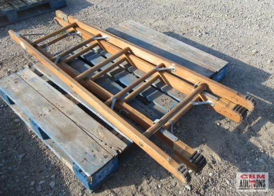 Werner Wooden Extension Ladder *6