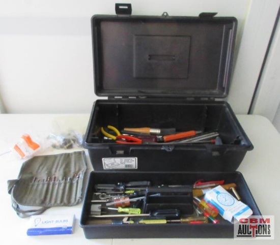 Black Tool Box With Tools