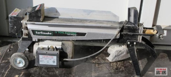 Earthquake 5 Ton Electric Log Splitter (Runs) *B1