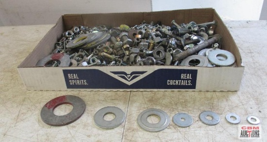 Assorted Bolts, Nuts, And Fasteners