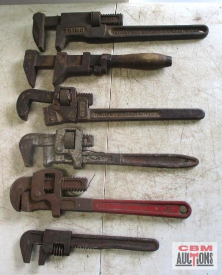 Assorted Vintage Pipe Wrenches