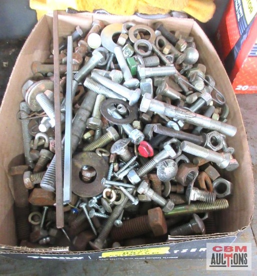 Assorted Box of Bolts and Fasteners