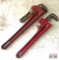 2-Red Pipe Wrenches 14