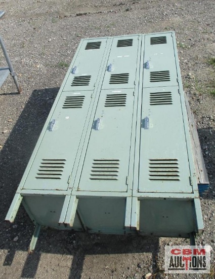 6 Bay Locker Storage Cabinet