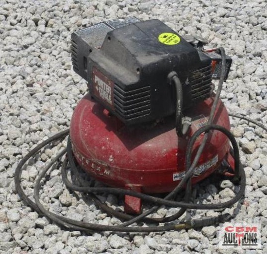 Porter Cable CF2600 Portable Air Compressor 6 Gallon 2 HP (Runs) *F8