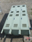 6 Bay Locker Storage Cabinet