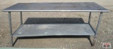 Stainless Table (Bracket Broke On Bottom Shelf Leg)
