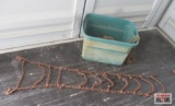 Green Tote Of Tire Chains *F4