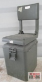 Green Camo Insulated Cooler With A Seat On Top *F17