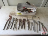 Assorted Locking Pliers, Adjustable Wrenches, And Pliers *F23