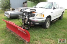 1999 Ford F-150 Pickup Truck 4x4 Boss Snow Plow VIN # 1FTRX18L0XKB03098