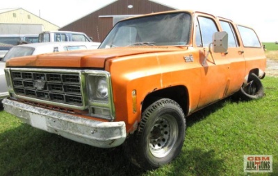 Year: 1979 Make: Chevrolet Model: C20 Custom Deluxe Vehicle Type: Suburban Wagon Mileage: Shows N/A