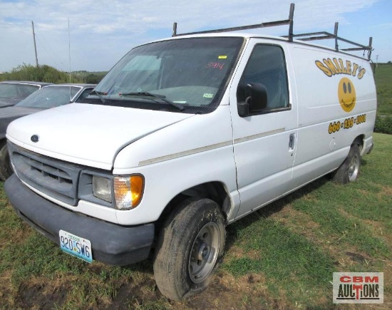 1999 Ford Econoline E250 Cargo Van, VIN # 1FTPE24L2XHC03323