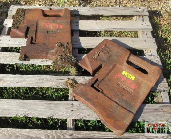 (2) Front Tractor Suit Case Weights (Buyer Loads)