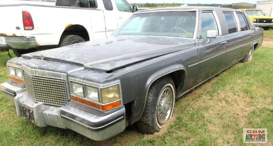 1981 Cadillac Deville Limousine Passenger Car, VIN # 1G6AD6990B9123571
