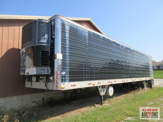 1997 Utility 48' Cargo Van Semi Trailer With Reefer Unit, VIN # 1UYVS2485VU170903