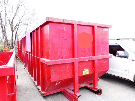 AMM Manufacturing Heavy Duty 40 Yard Roll- Off Bin - Almost New Condition