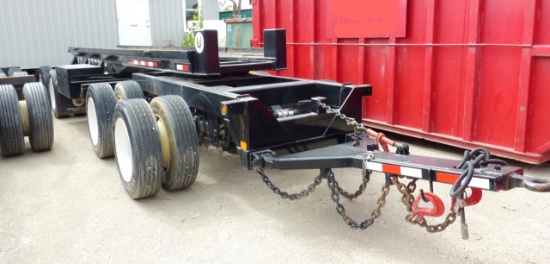 2011 Universal Model 4002-138 Fifth Wheel & Pup Trailer Single Box Roll-off Trailer