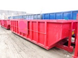 AMM Manufacturing Heavy Duty 20 Yard Long  Roll- Off Bin - Almost New Condition