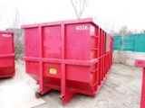 AMM Manufacturing Heavy Duty 40 Yard Roll- Off Bin - Almost New Condition