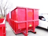 AMM Manufacturing Heavy Duty 40 Yard Roll- Off Bin - Almost New Condition