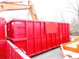 AMM Manufacturing Heavy Duty 40 Yard Roll- Off Bin - Almost New Condition