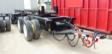 2011 Universal Model 4002-138 Fifth Wheel & Pup Trailer Single Box Roll-off Trailer