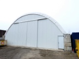 Brite Span Model Atlas 18 Fabric Structure, Storage building, 50' wide x 70' in Length