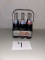 6pk of full Pepsi- Cola bottles in holder
