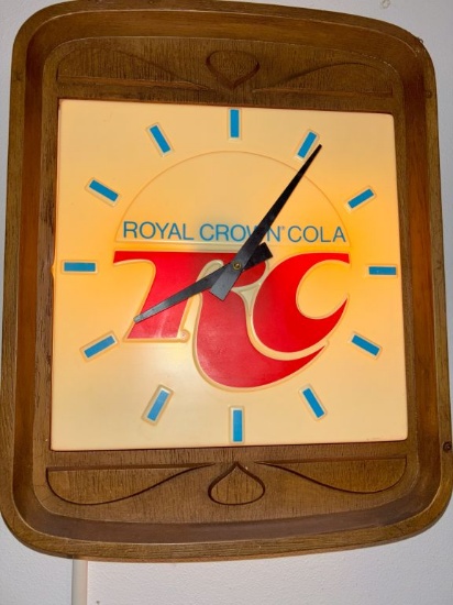 Royal Crown Cola- RC Clock- does work
