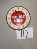 Drink Double Cola- Clock does work, does not light up