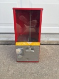 Gumball Machine- .01 cent toy and joy- metal