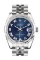 MIDSIZE STEEL ROLEX 178274 DATEJUST 31mm BLUE ROMAN DIAL