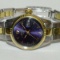 BLUE LADY'S 14KT GOLD SS ROLEX 6517 OYSTER DATE WATCH