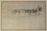 JAMES ABBOTT MCNEILL WHISTLER LITTLE PUTNEY ETCHING