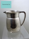 VINTAGE TIFFANY CO MAKERS STERLING SILVER WATER PITCHER 22312 M 3.5 Pint with a 1949 dedication on t