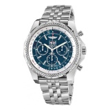 BREITLING BENTLEY MOTORS BLUE DIAL CHRONOGRAPH WATCH 48MM;