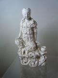 BLANC DE CHINE PORCELAIN SEATED GUANYIN – QING DYNASTY (1644-1912) CHINESE FIGURAL SCULPTURE