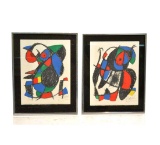 JOAN MIRO LITHOGRAPHE II, 1975 On ARCHES VELLUM LITHO