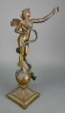 CHARLES GEORGES FERVILLE-SUAN NYMPH FAIRY FRENCH BRONZE