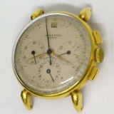 MENS 14KT GOLD UNIVERAL GENEVE COMPAX CHRONOGRAPH 1940S