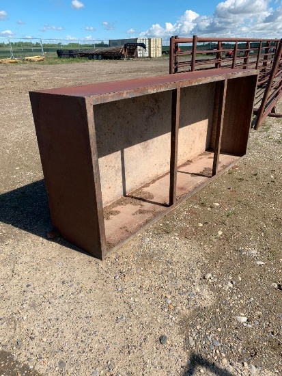 10'x4'x2' metal water trough